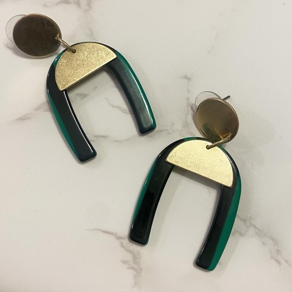 Color block earrings - Picture 2 of 4